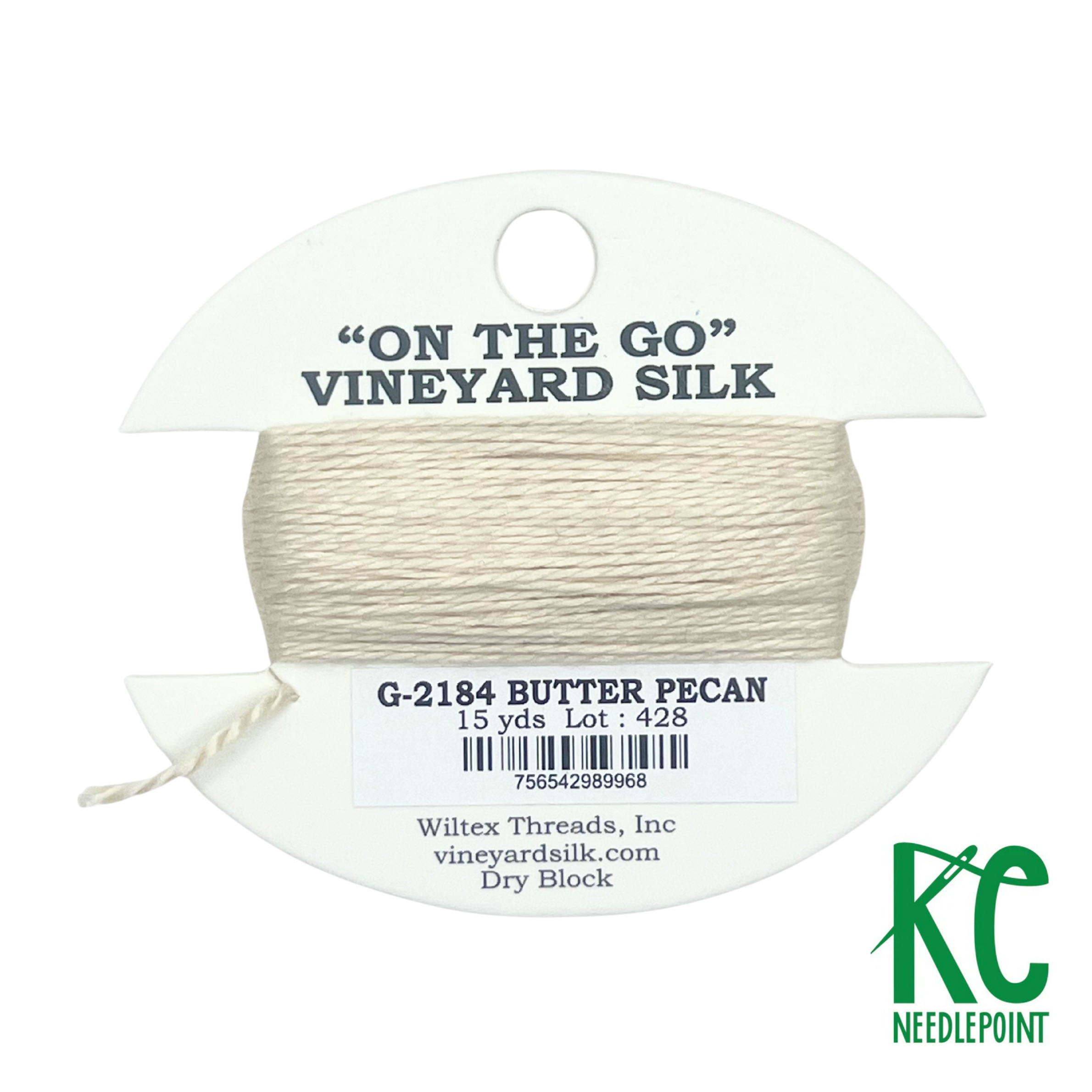 Vineyard Silk Card G2184 Butter Pecan - KC Needlepoint