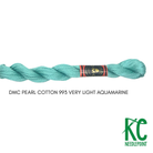 DMC 5 Pearl Cotton 993</br>Very Light Aquamarine - KC Needlepoint
