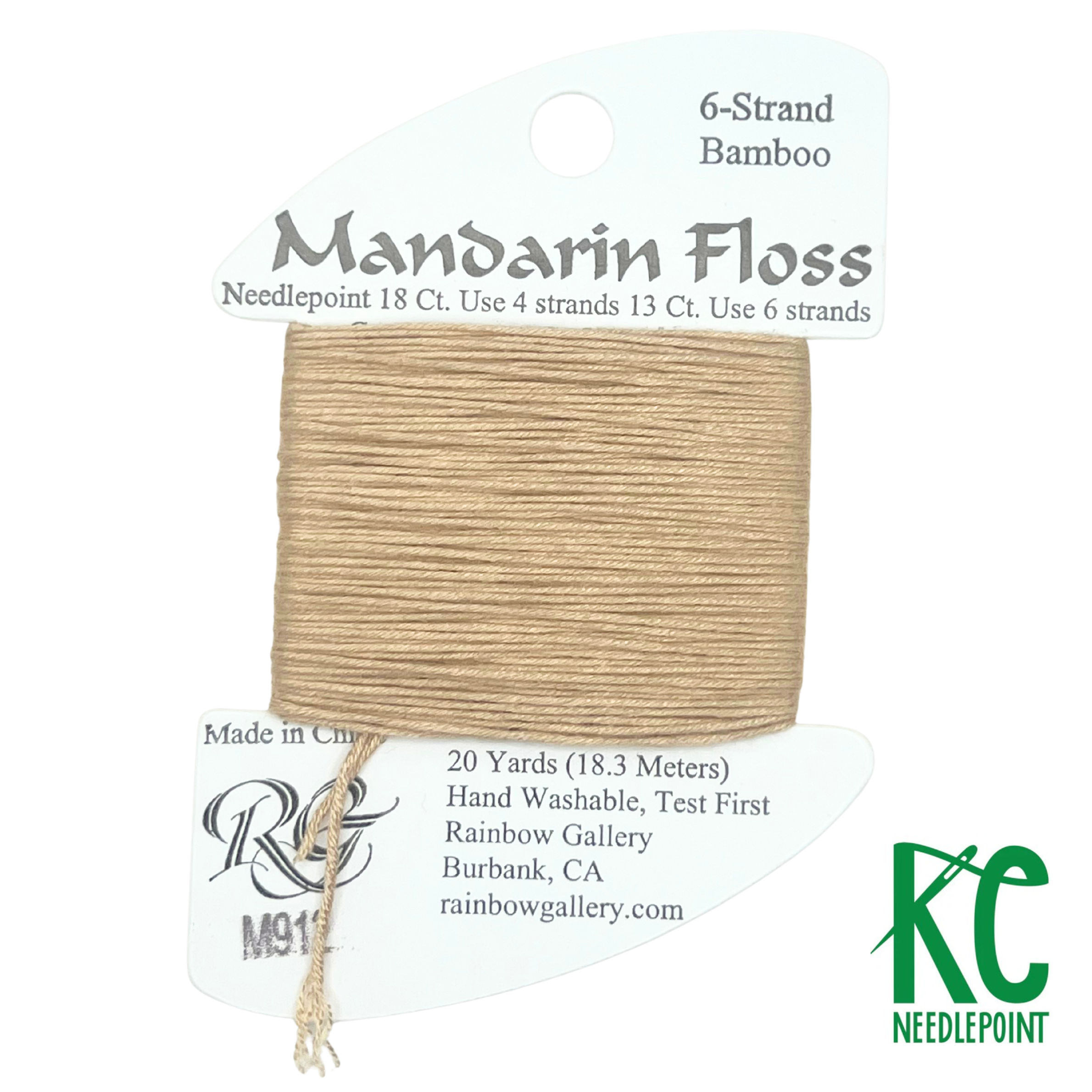 Mandarin Floss M912 Lite Camel - KC Needlepoint