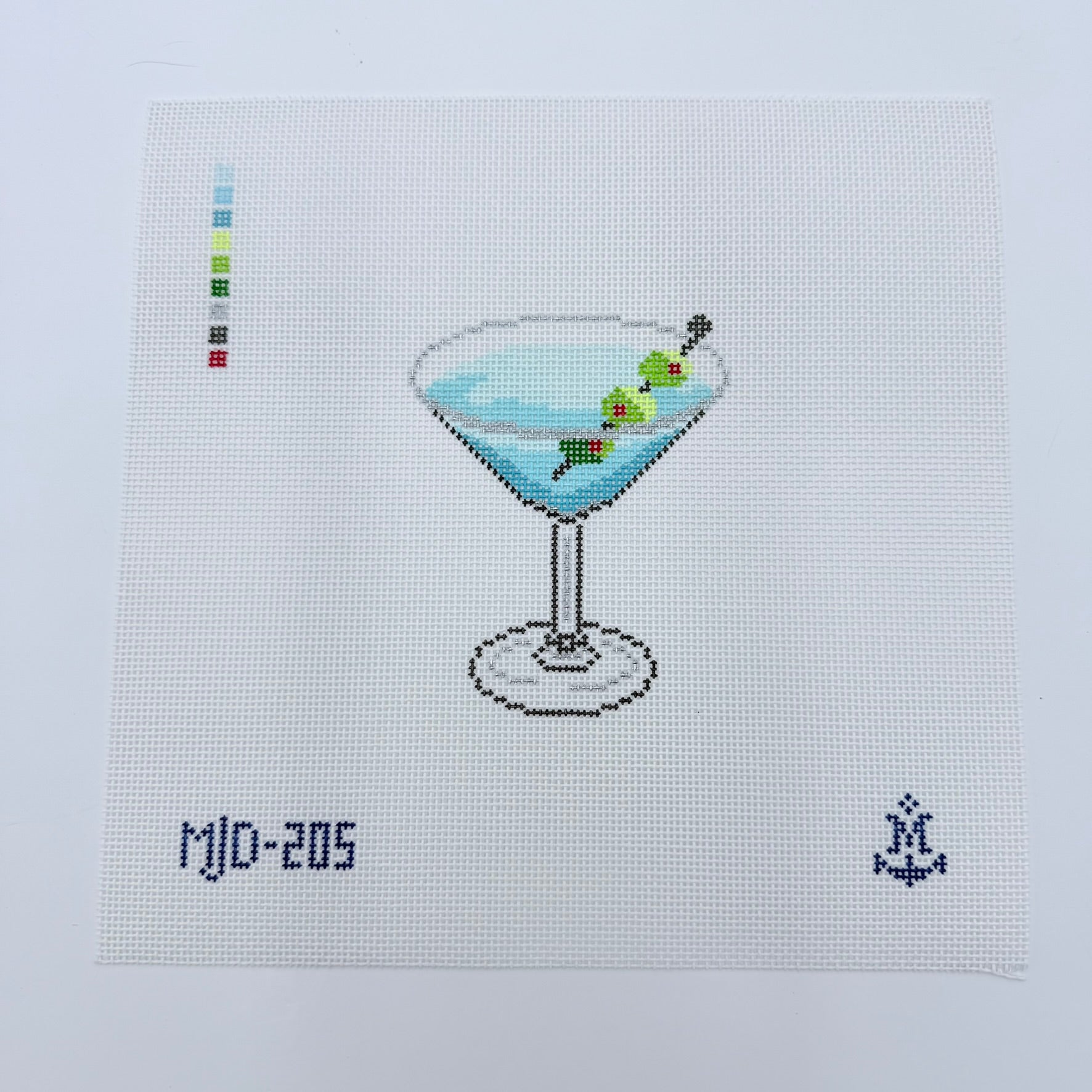Dirty Martini Canvas - KC Needlepoint