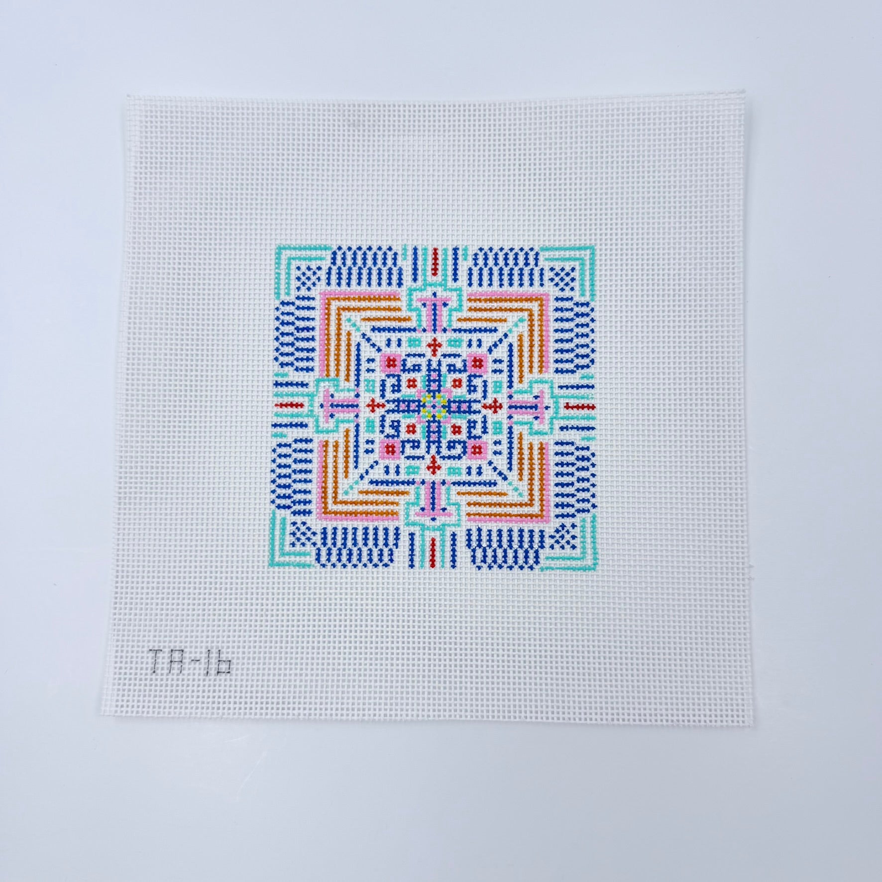 Spring Medallion Canvas - KC Needlepoint