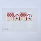 Peppermints and Spice Cookies Gingerbread House Canvas - KC Needlepoint