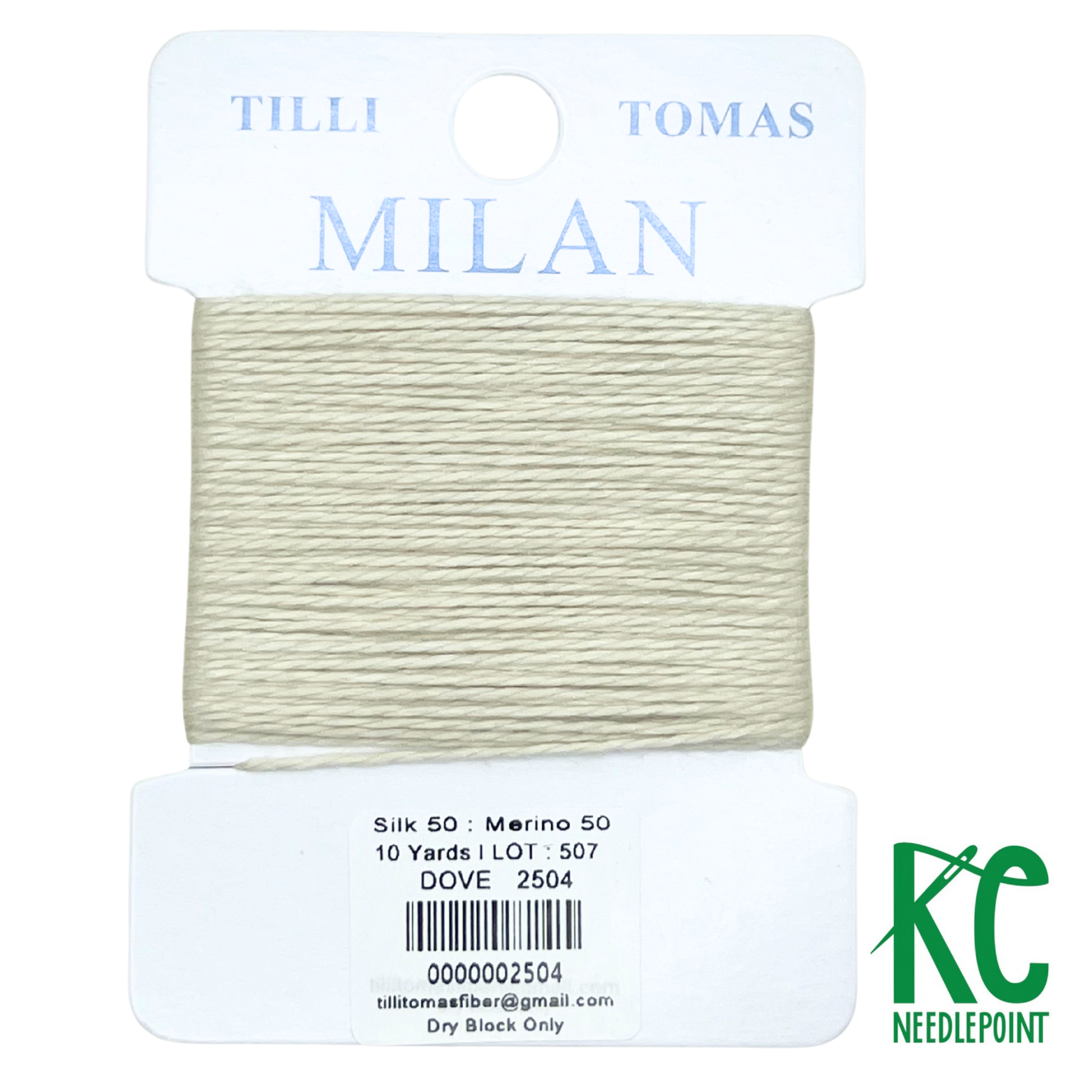 Milan Card 2504 Dove - KC Needlepoint