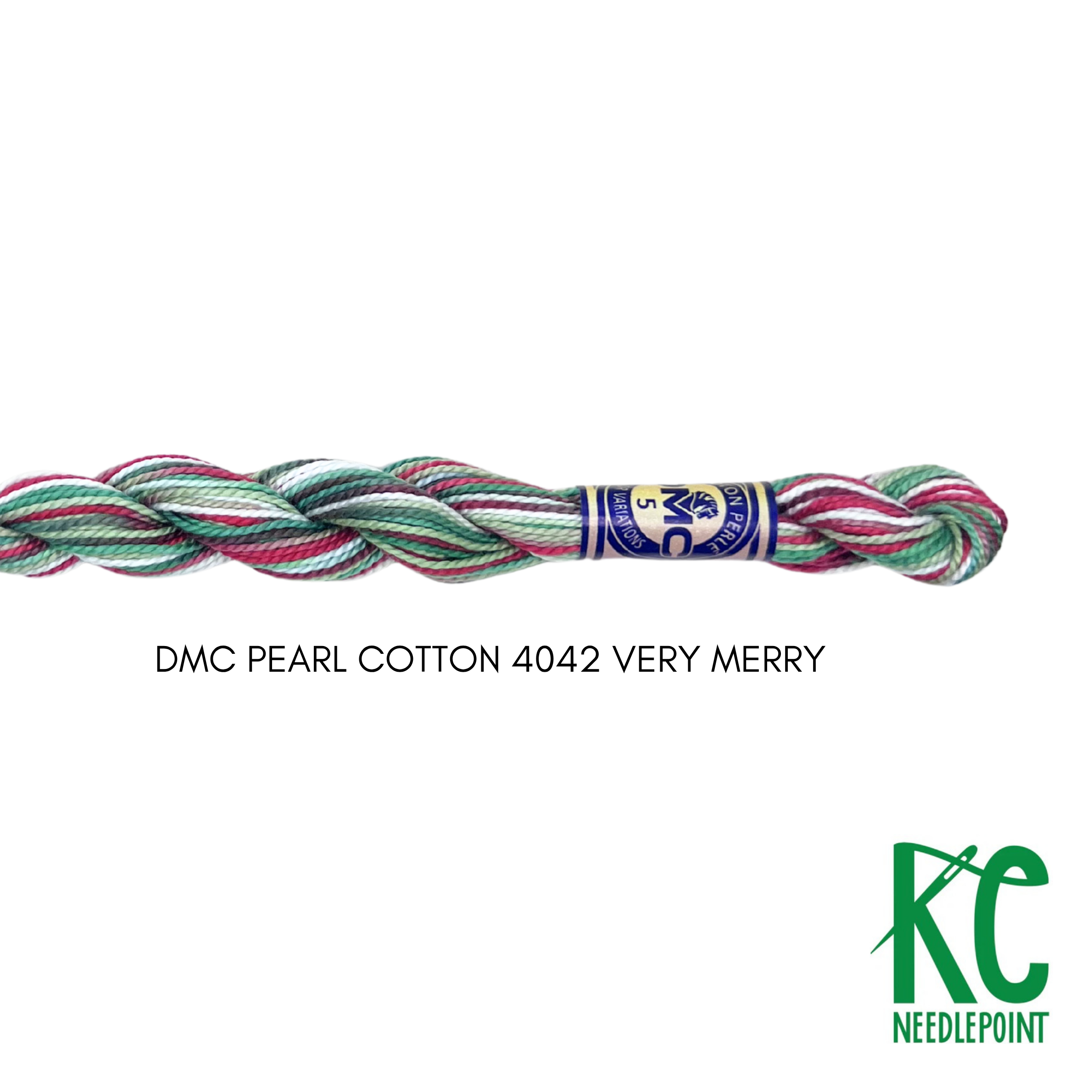 DMC 5 Pearl Cotton 4042 Very Merry - KC Needlepoint