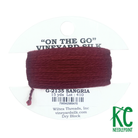 Vineyard Silk Card G2135 Sangria - KC Needlepoint