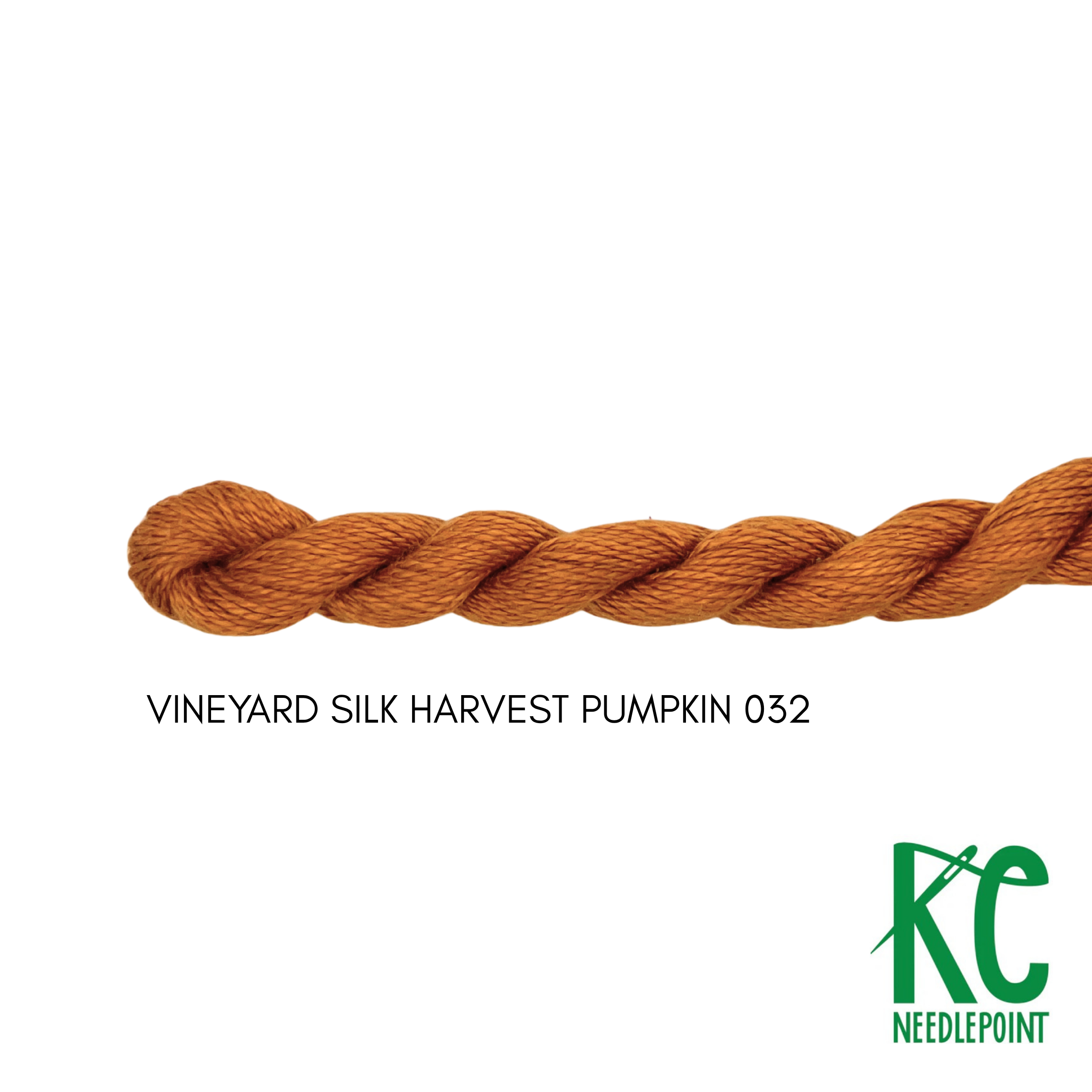 Vineyard Silk Skein C032 Harvest Pumpkin - KC Needlepoint