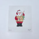 Sport Santa Fishing Canvas - KC Needlepoint
