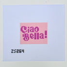 Ciao Bella! Luggage Tag Needlepoint Canvas - KC Needlepoint