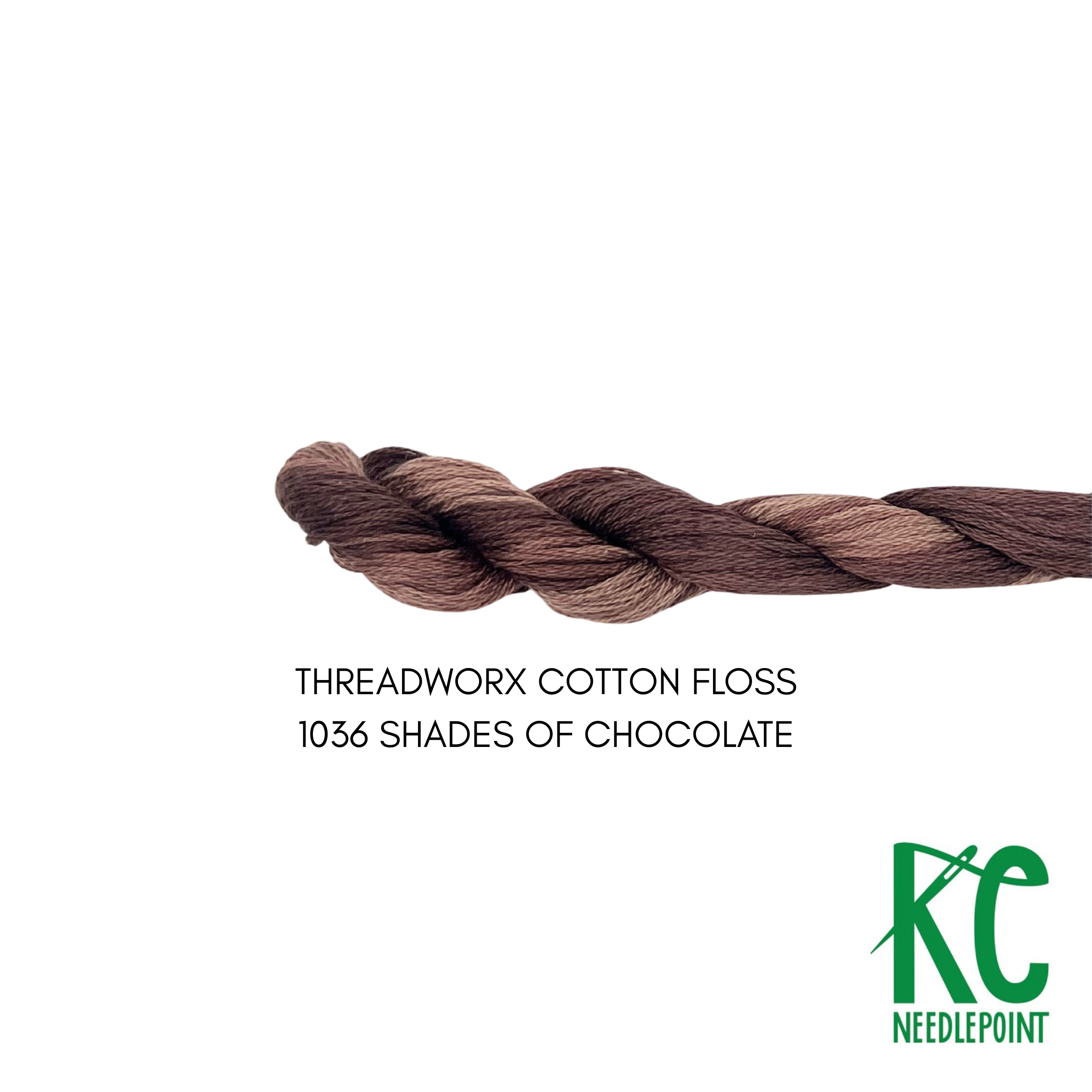 ThreadworX Cotton Floss 1036 Shades of Chocolate - KC Needlepoint
