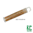 Size 11 Seed Beads 4 Gold - KC Needlepoint