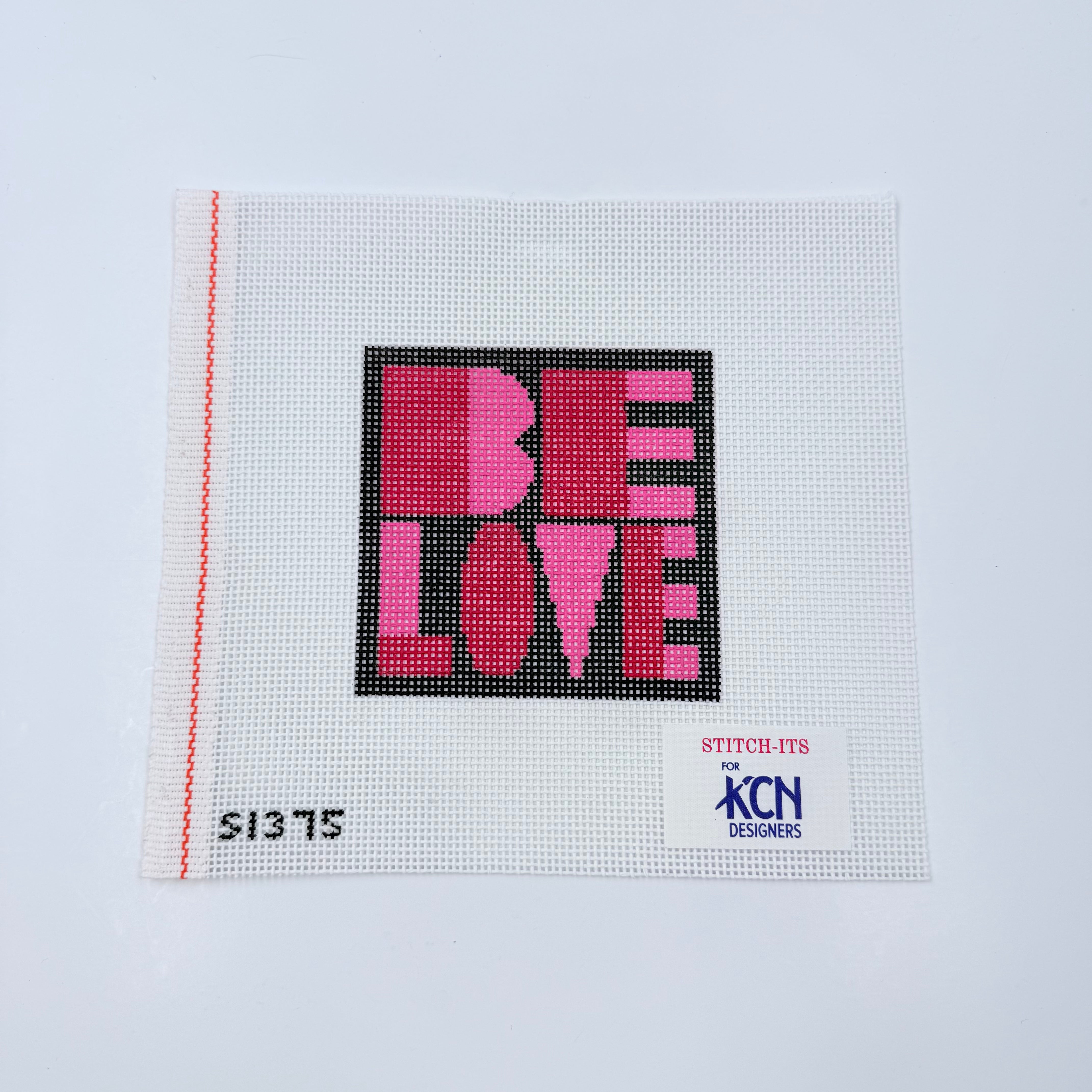 Be Love Square Canvas - KC Needlepoint