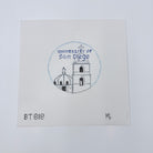 University of San Diego Round Canvas - KC Needlepoint