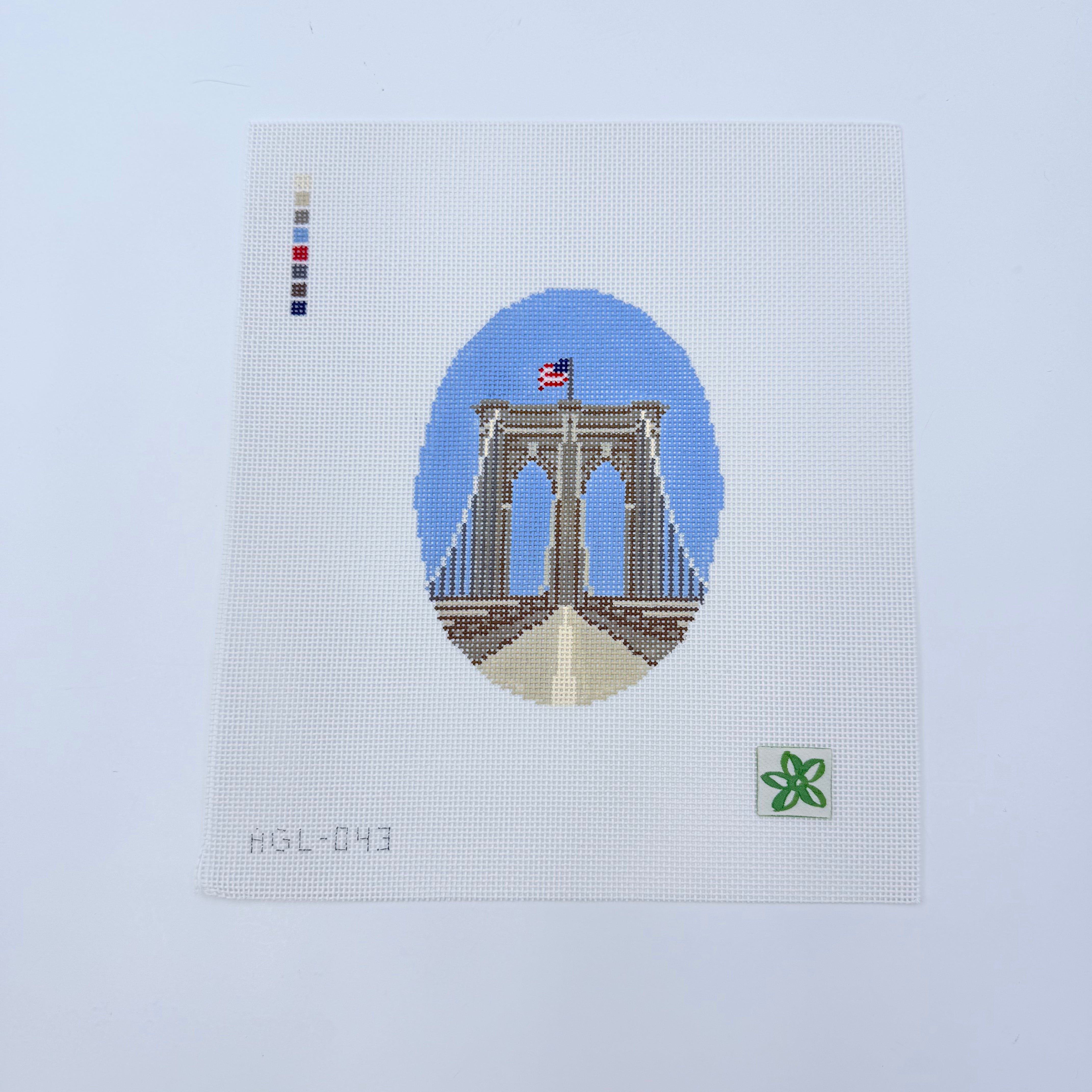 Brooklyn Bridge Canvas - KC Needlepoint