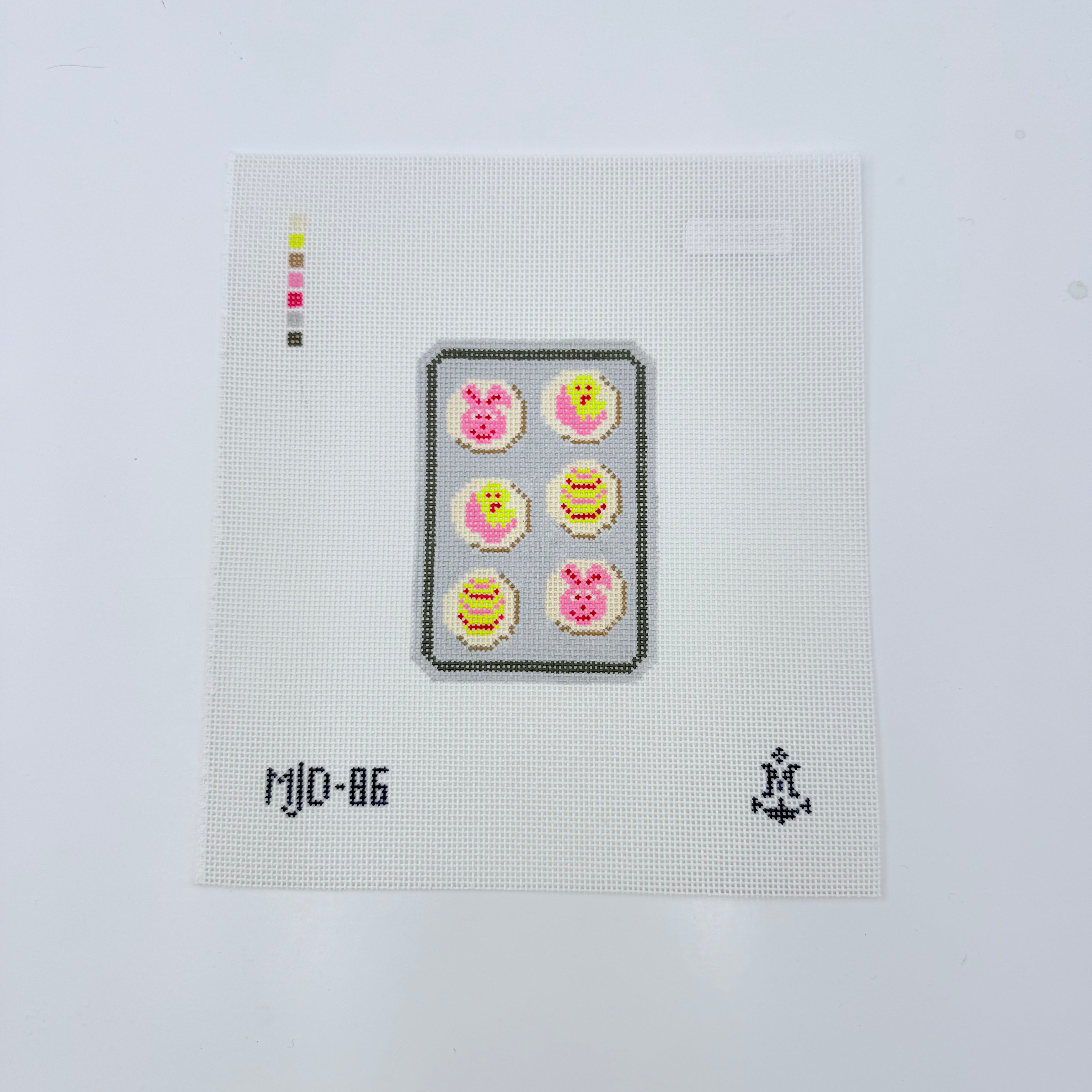 Easter Slice and Bake Cookies Canvas - KC Needlepoint