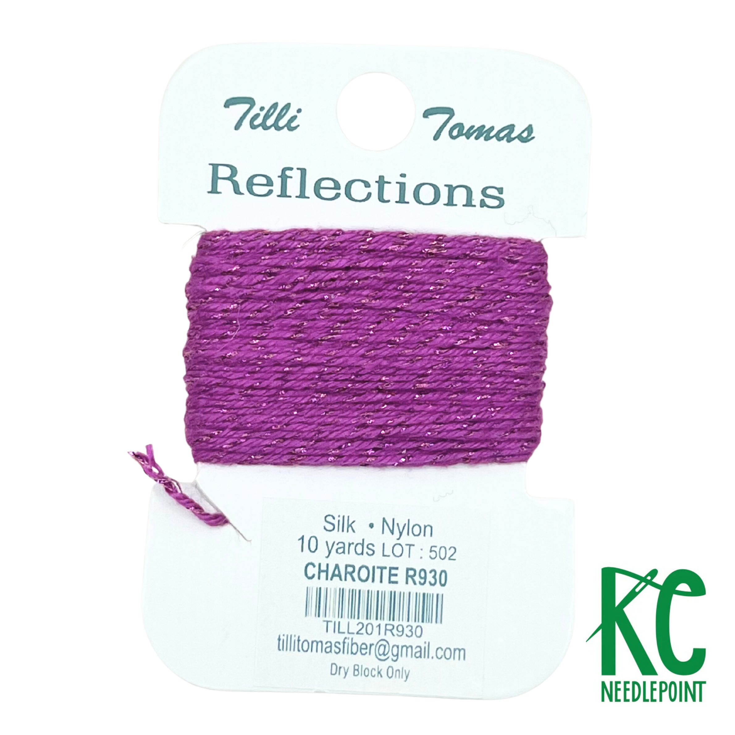 Reflections Card 930 Charoite - KC Needlepoint