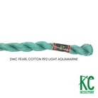 DMC 3 Pearl Cotton 992</br>Light Aquamarine - KC Needlepoint