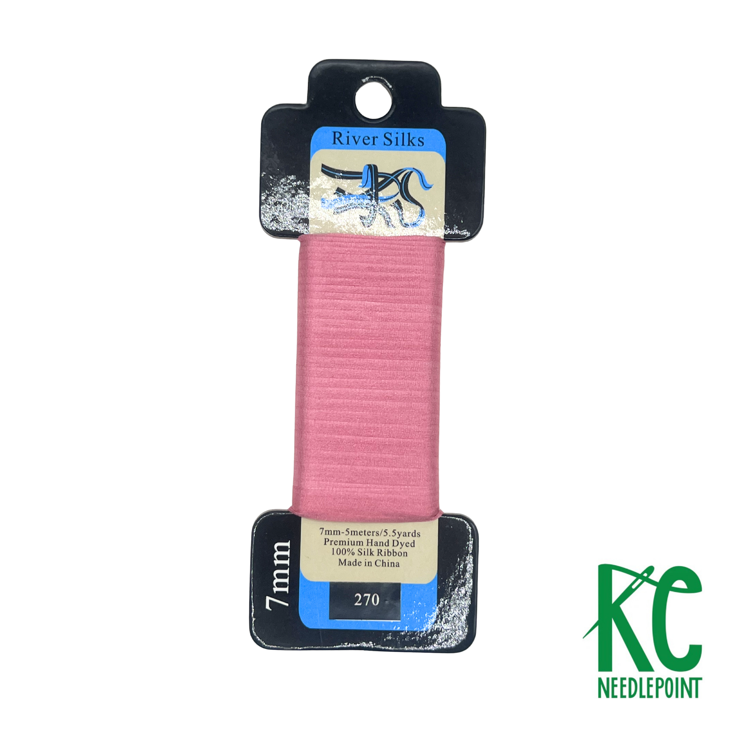 Silk Ribbon 7mm 270 Wild Rose - KC Needlepoint