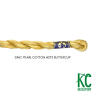 DMC 5 Pearl Cotton 4073 Buttercup - KC Needlepoint