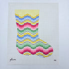 Flame Stitch Stocking Canvas - KC Needlepoint