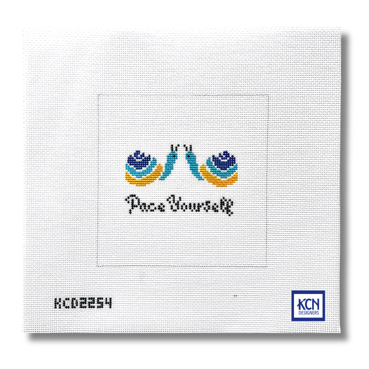 Pace Yourself Canvas - KC Needlepoint
