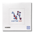 Don't Be Coy Canvas - KC Needlepoint