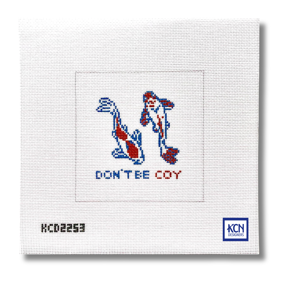 Don't Be Coy Canvas - KC Needlepoint