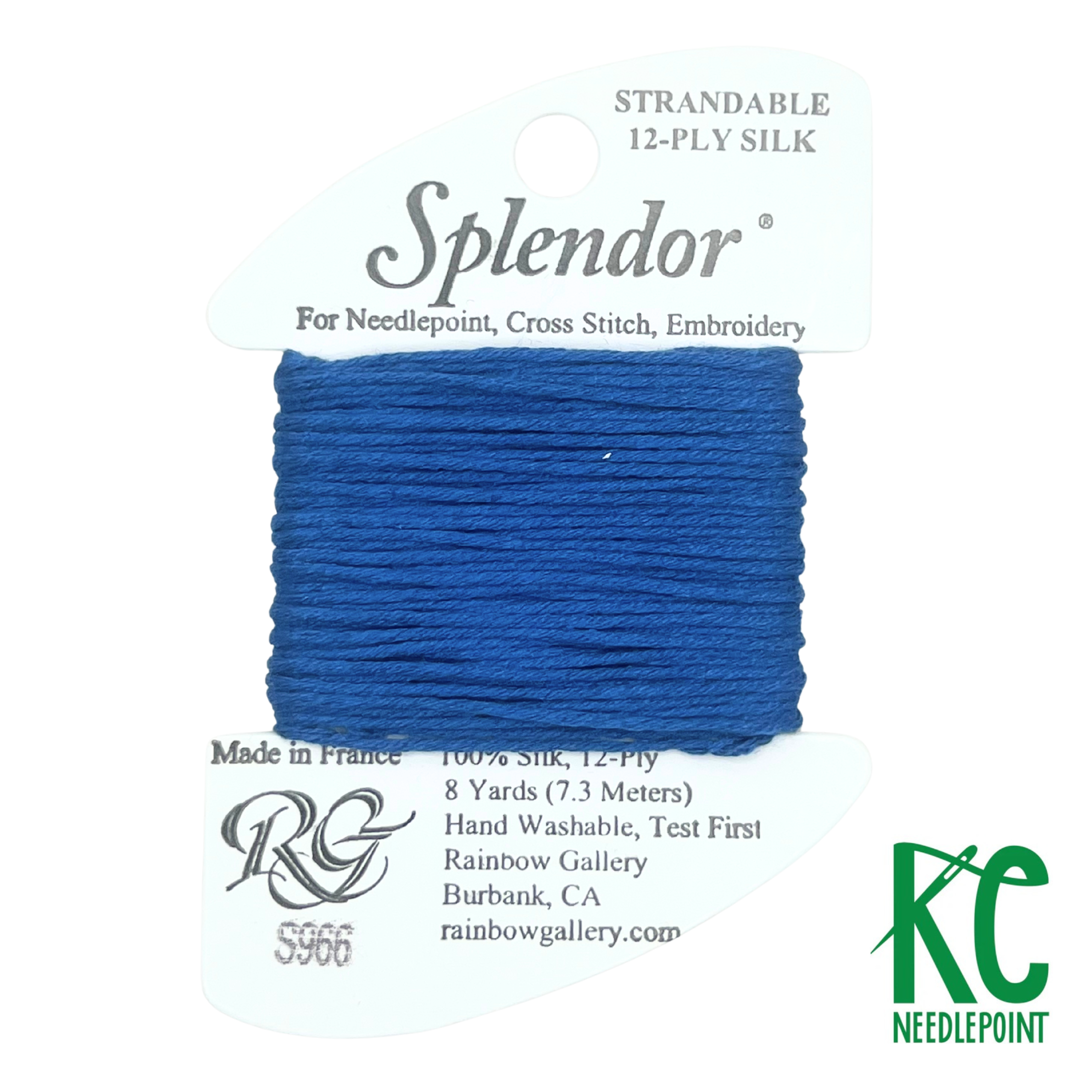 Splendor S966 Deep Wedgwood - KC Needlepoint