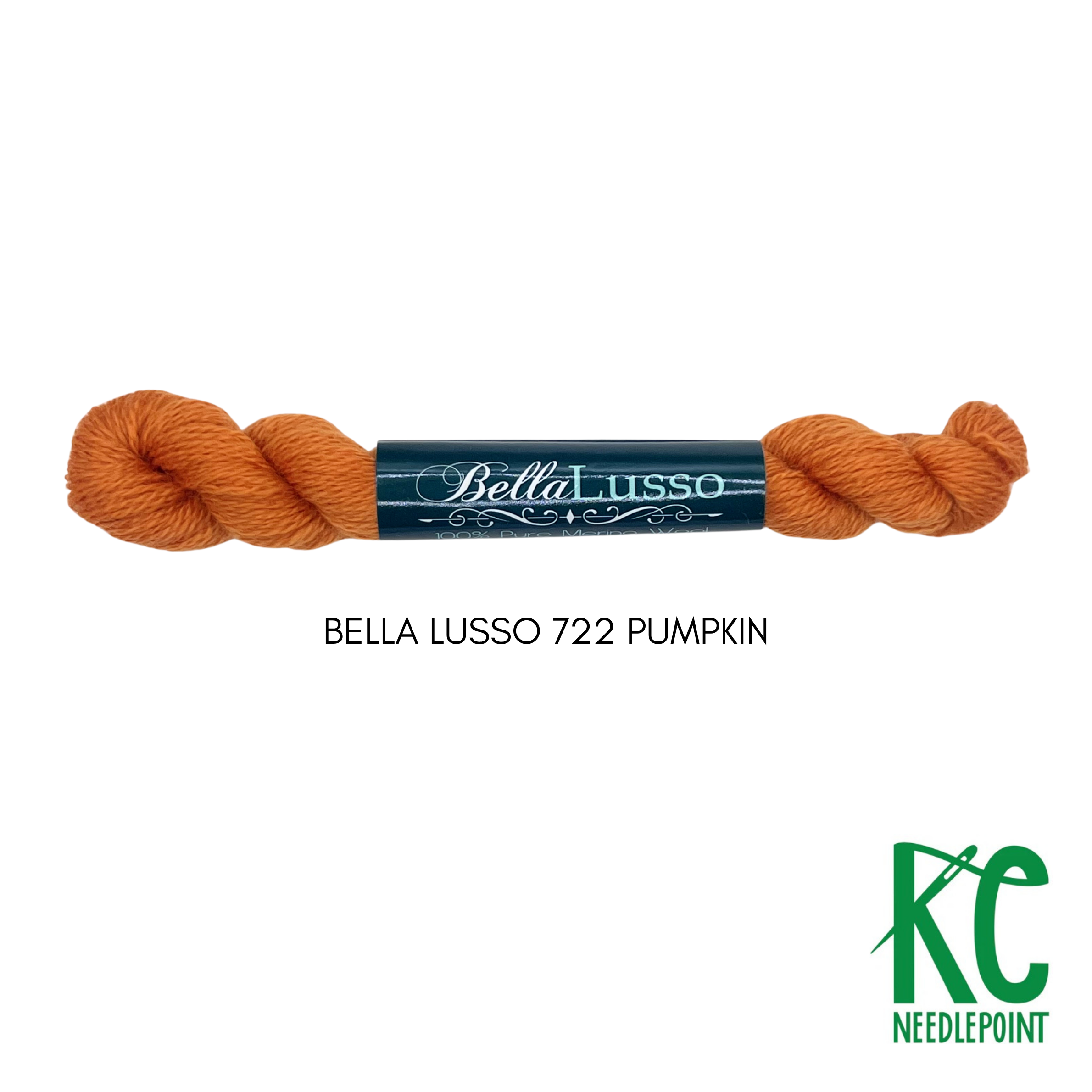 Bella Lusso Merino Wool 722 Pumpkin - KC Needlepoint