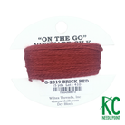 Vineyard Silk Card G2019 Brick Red - KC Needlepoint