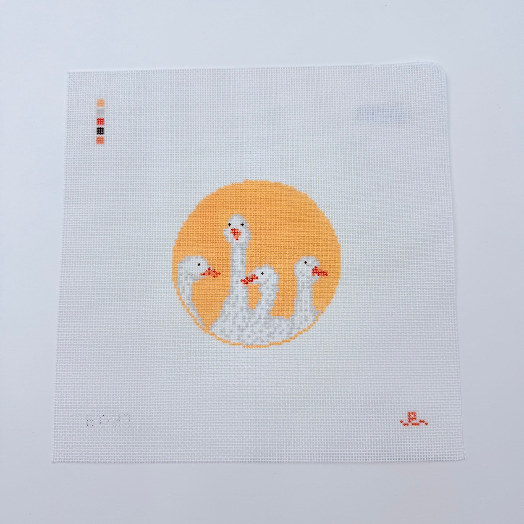 Spring Geese Canvas - KC Needlepoint