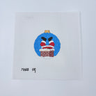 Down the Chimney Round Canvas - KC Needlepoint