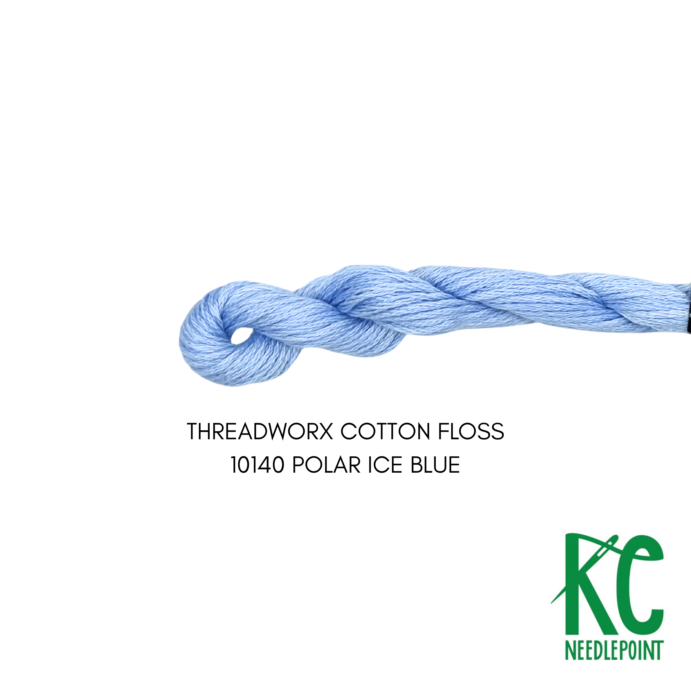 ThreadworX Cotton Floss 10140 Polar Ice Blue - KC Needlepoint