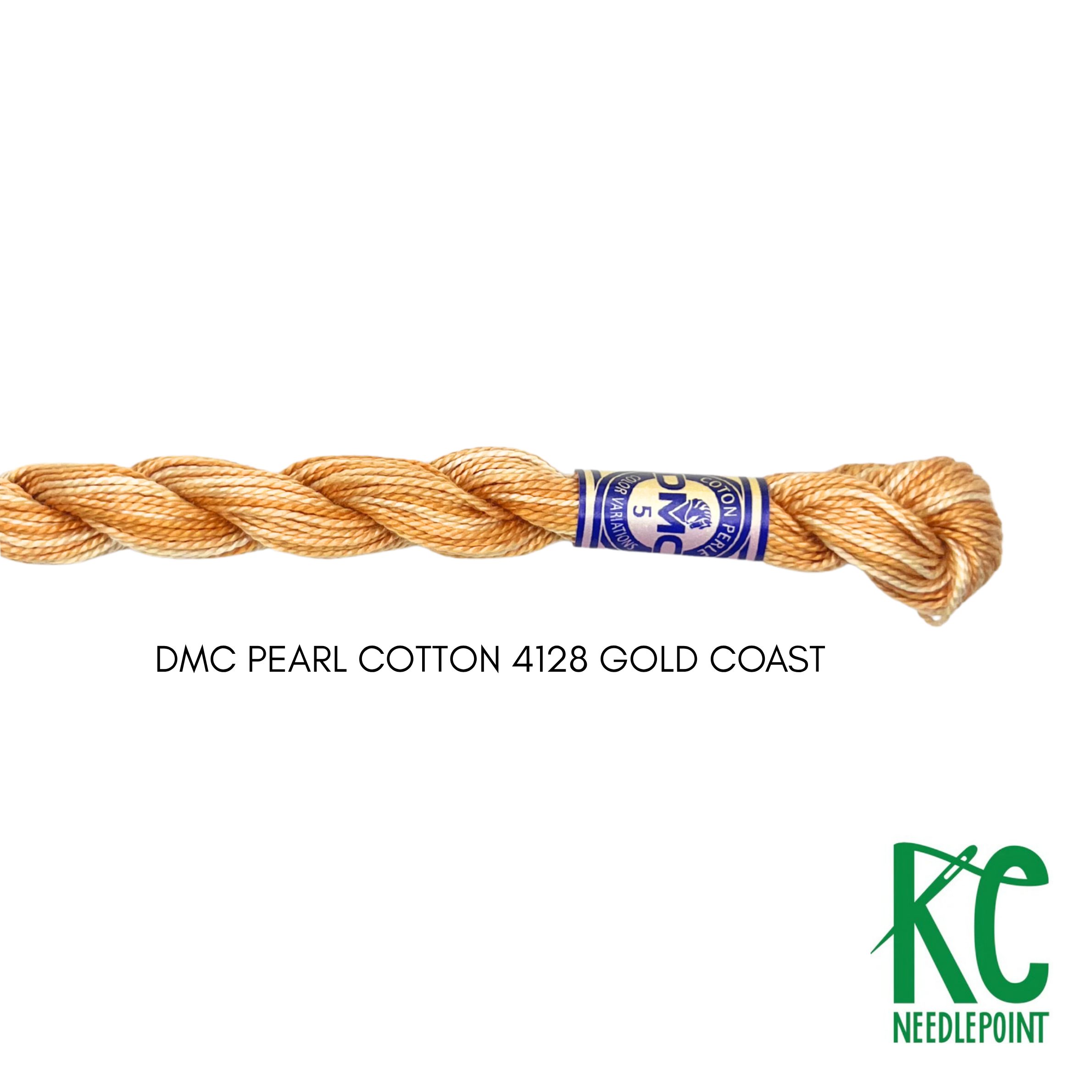 DMC 5 Pearl Cotton 4128 Gold Coast - KC Needlepoint