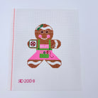 Gingerbread Stitcher Canvas - KC Needlepoint