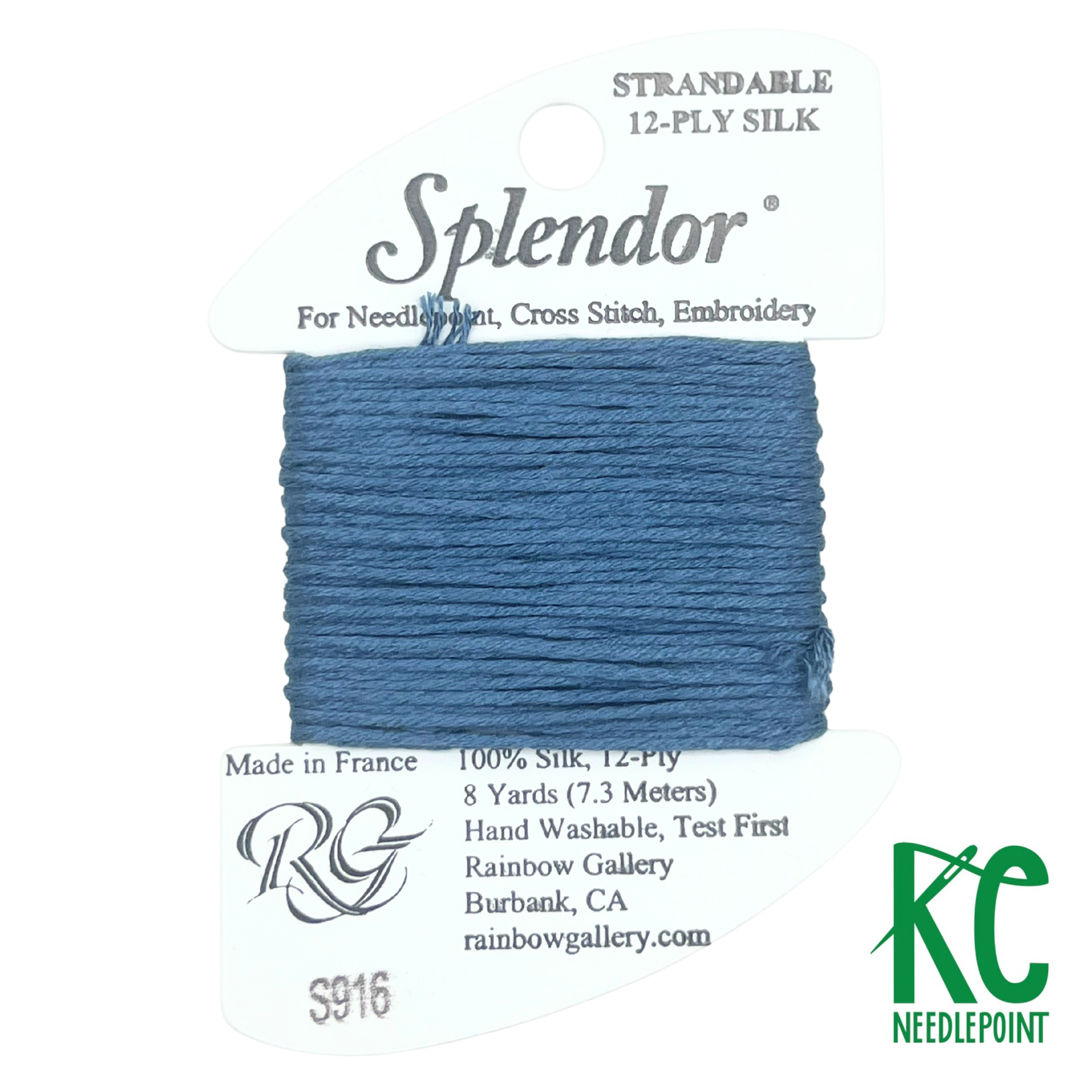 Splendor S916 Dark Antique Blue - KC Needlepoint