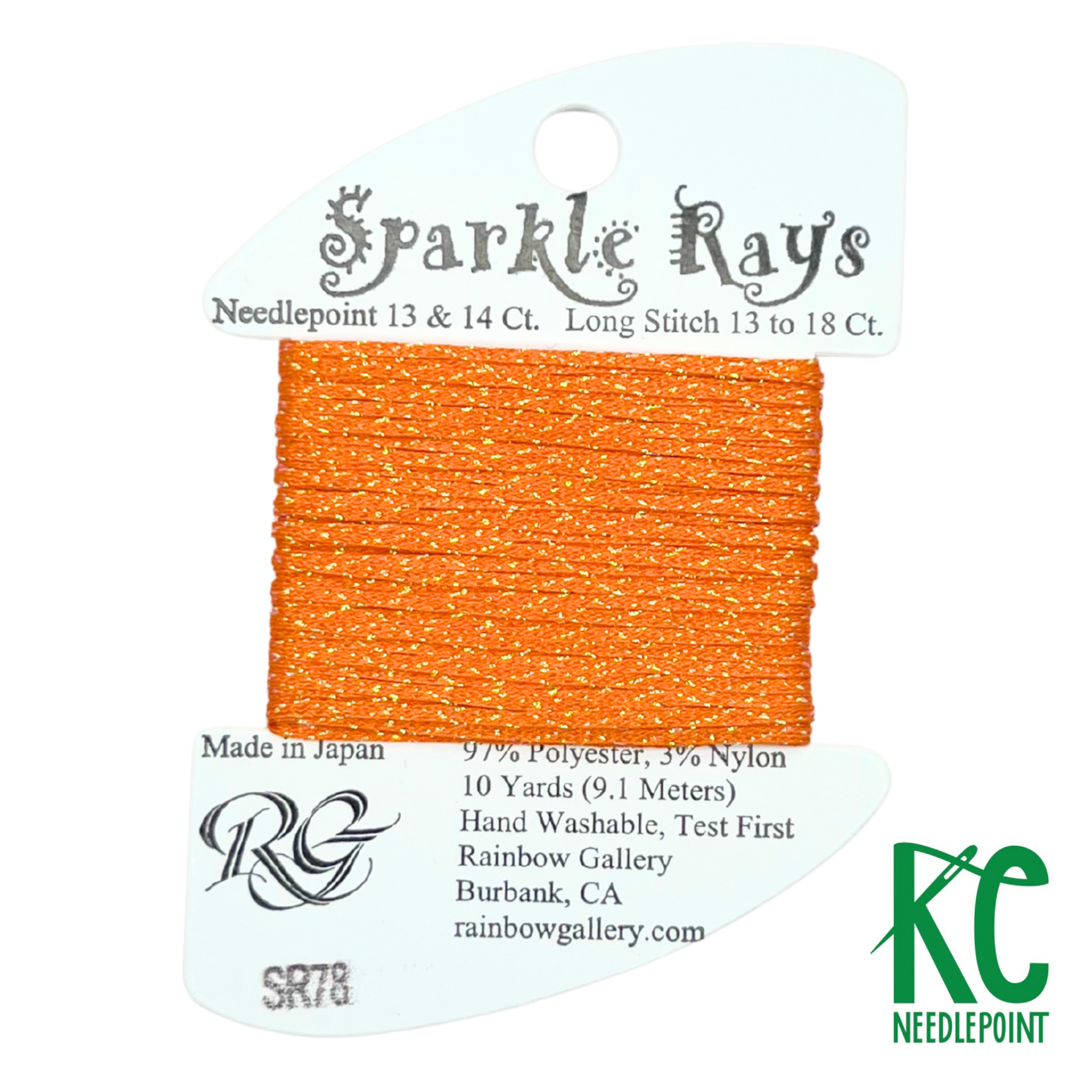 Sparkle Rays SR78 Dark Pumpkin - KC Needlepoint