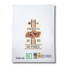 Oklahoma State University Vintage Travel Tag Canvas - KC Needlepoint