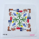 Texas Mandala Canvas - KC Needlepoint
