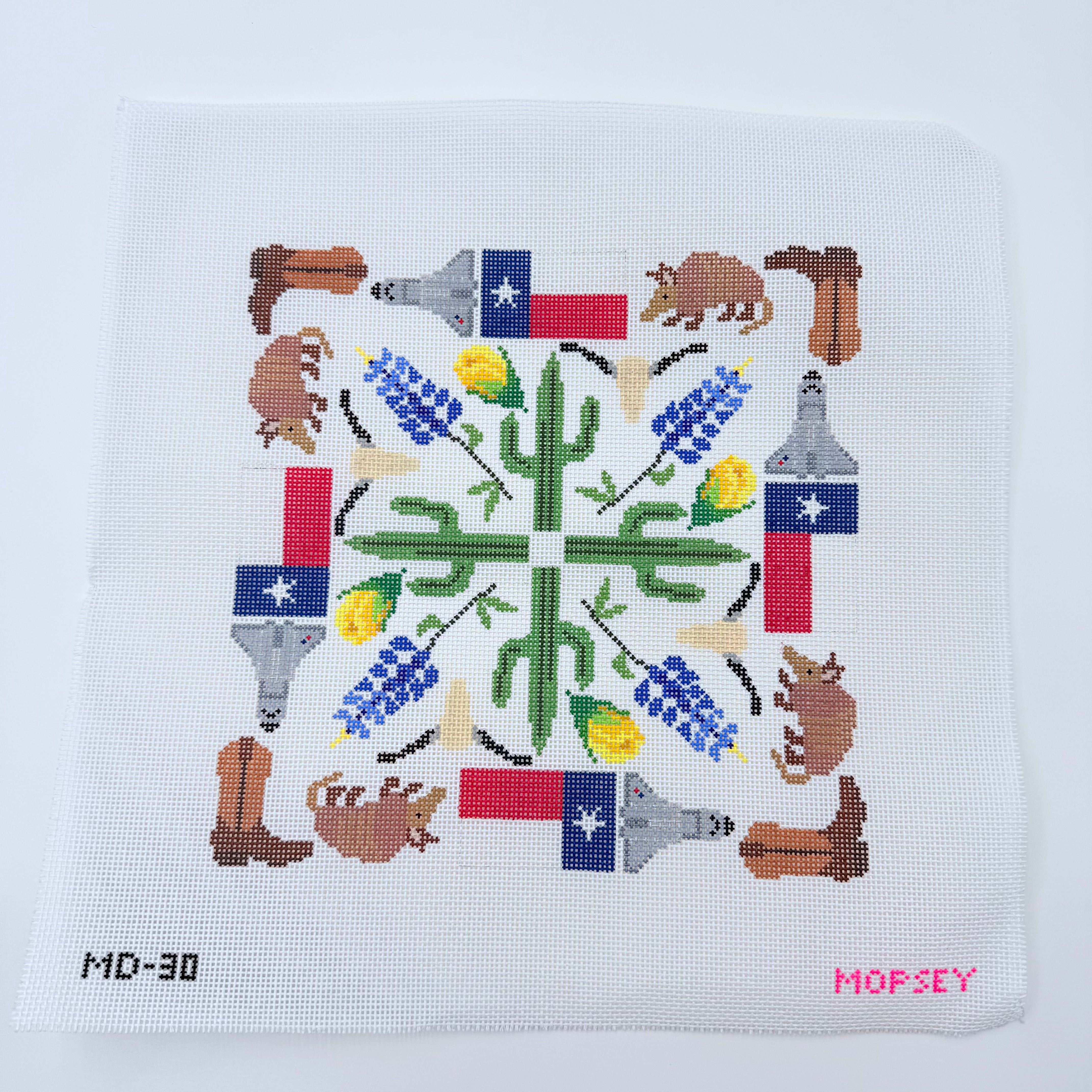 Texas Mandala Canvas - KC Needlepoint