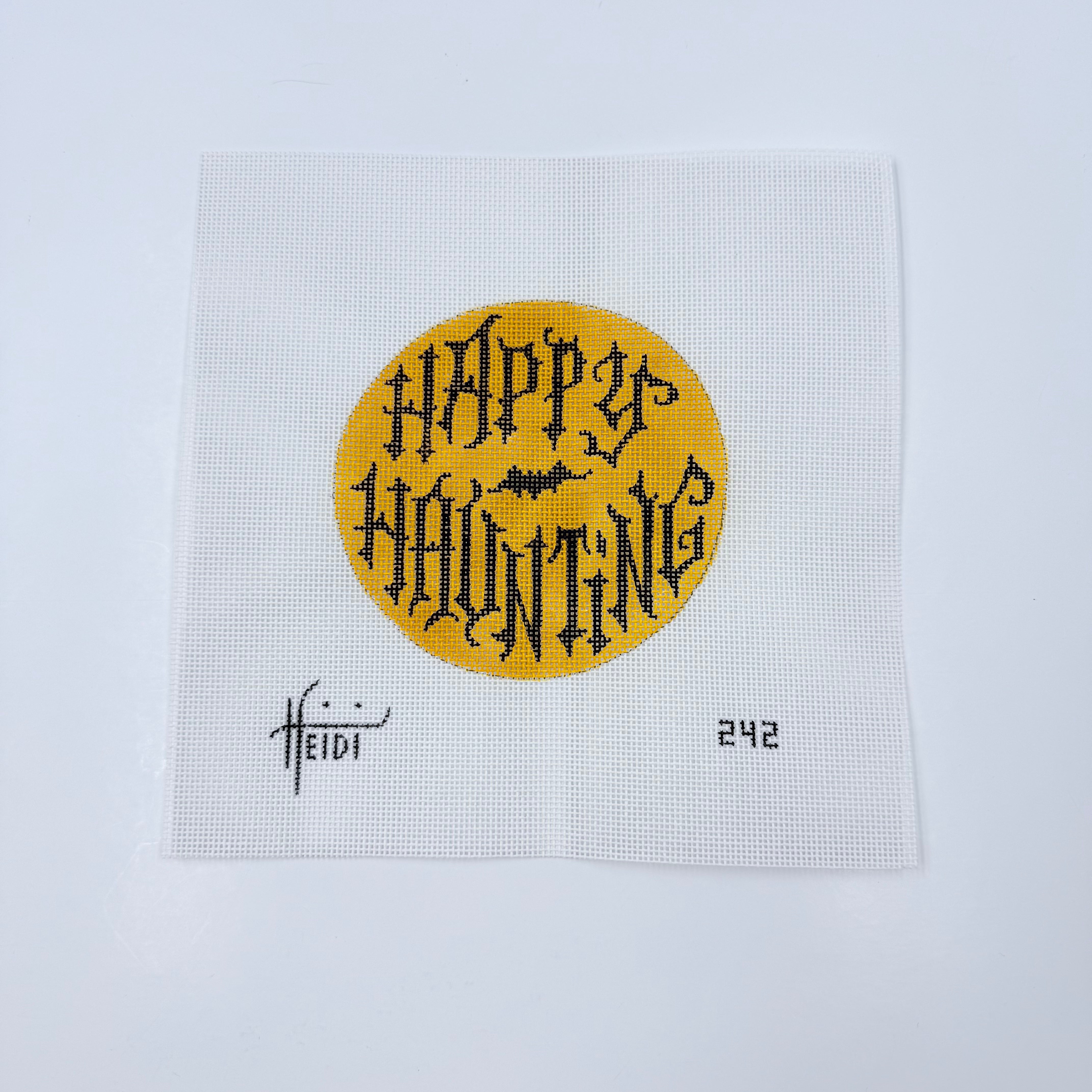 Happy Haunting Canvas - KC Needlepoint
