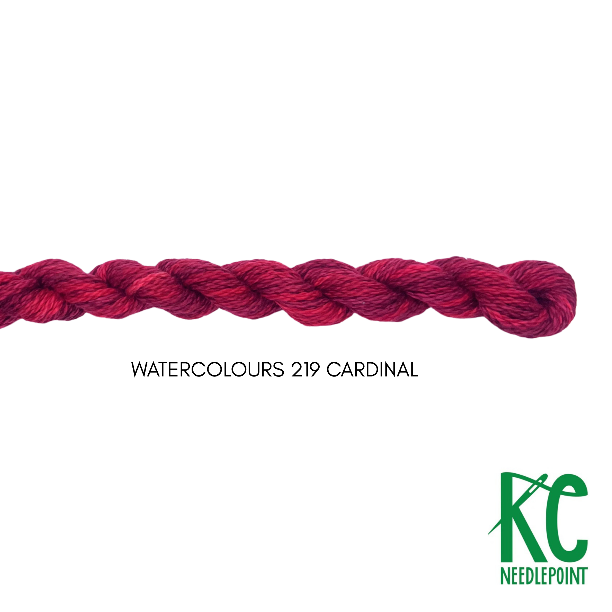 Watercolours 219 Cardinal - KC Needlepoint