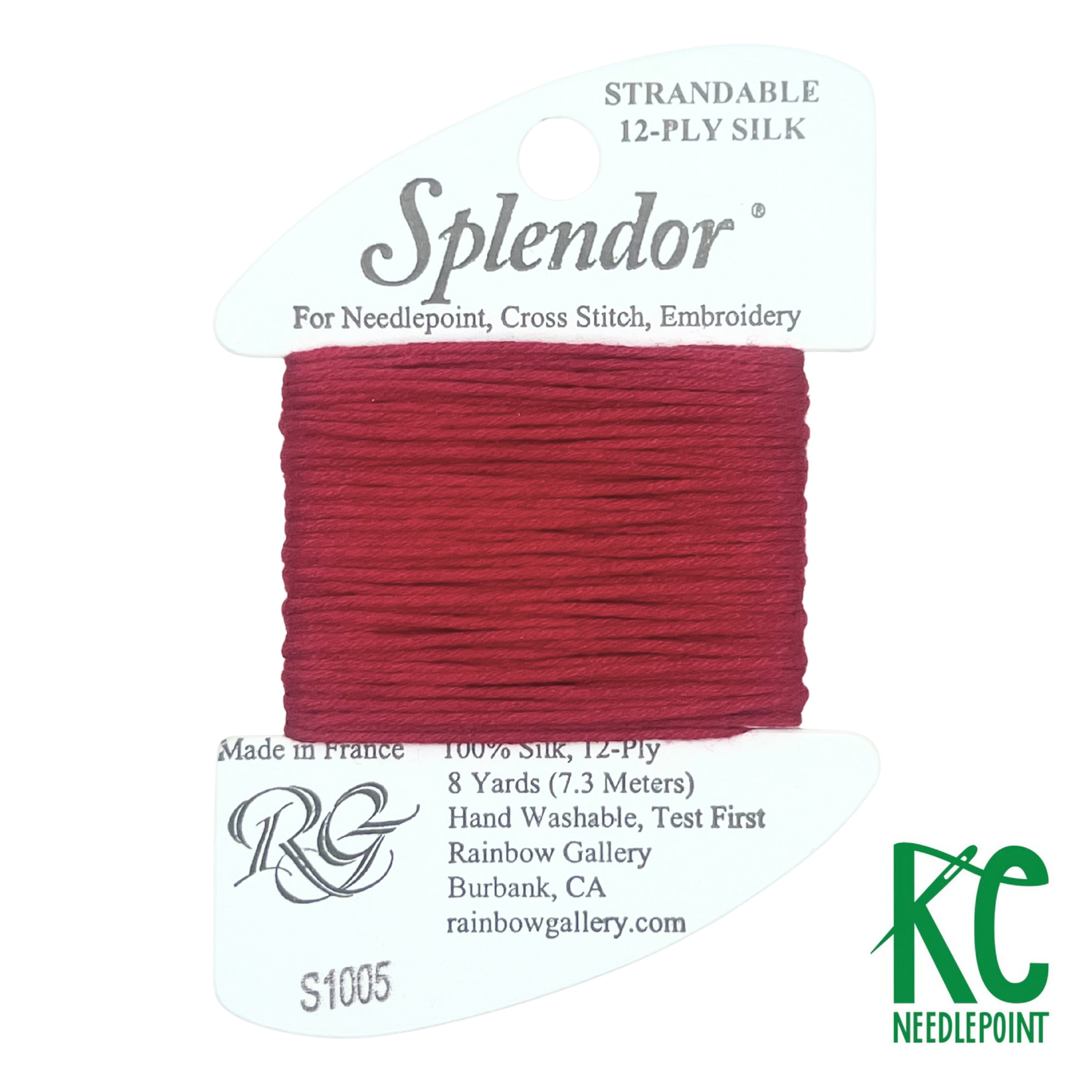 Splendor S1005 Cranberry - KC Needlepoint