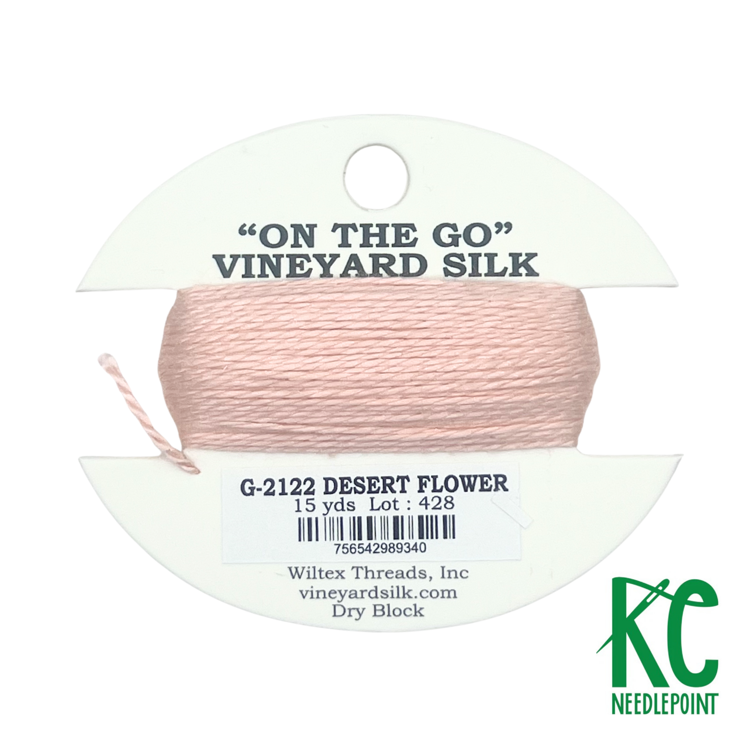Vineyard Silk Card G2122 Desert Flower - KC Needlepoint