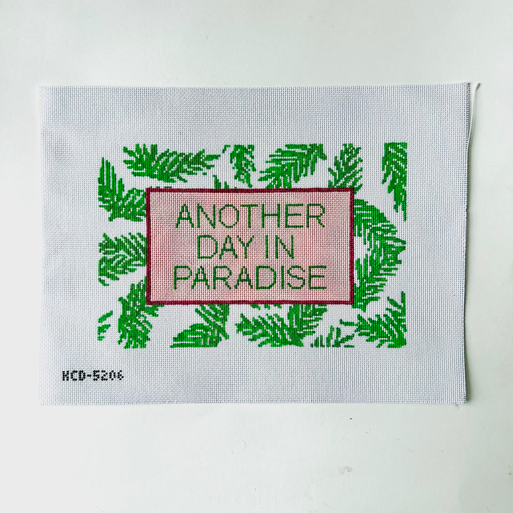 Another Day in Paradise Canvas - KC Needlepoint