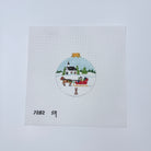 Sleigh Ride with Church Canvas - KC Needlepoint