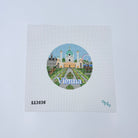 Vienna Travel Round Canvas - KC Needlepoint