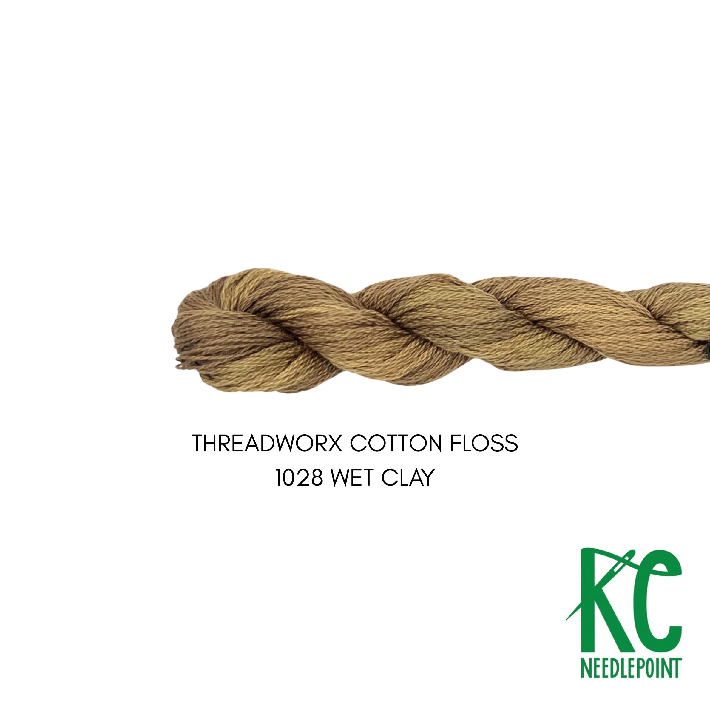 ThreadworX Cotton Floss 1028 Wet Clay - KC Needlepoint
