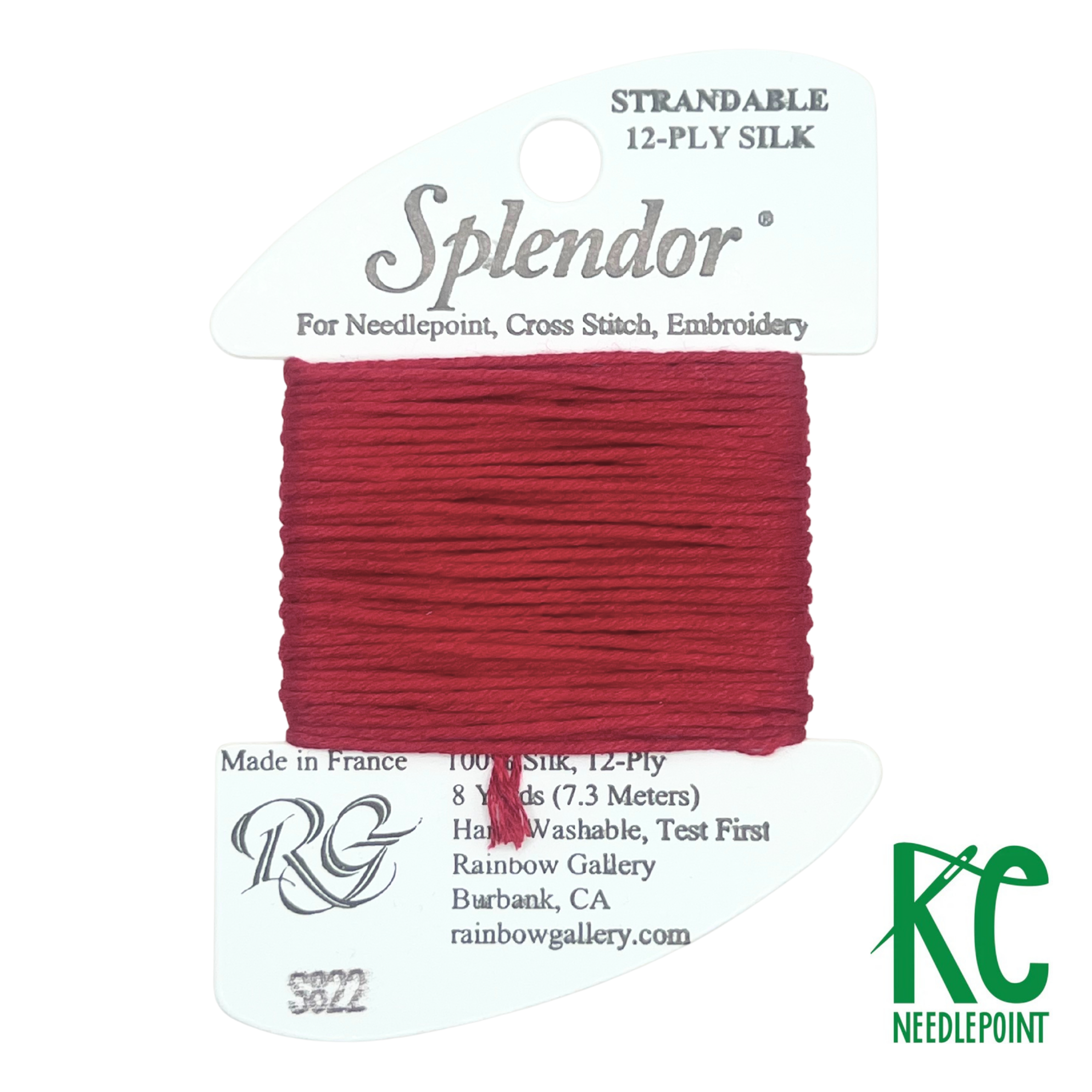 Splendor S822 Dark Red - KC Needlepoint