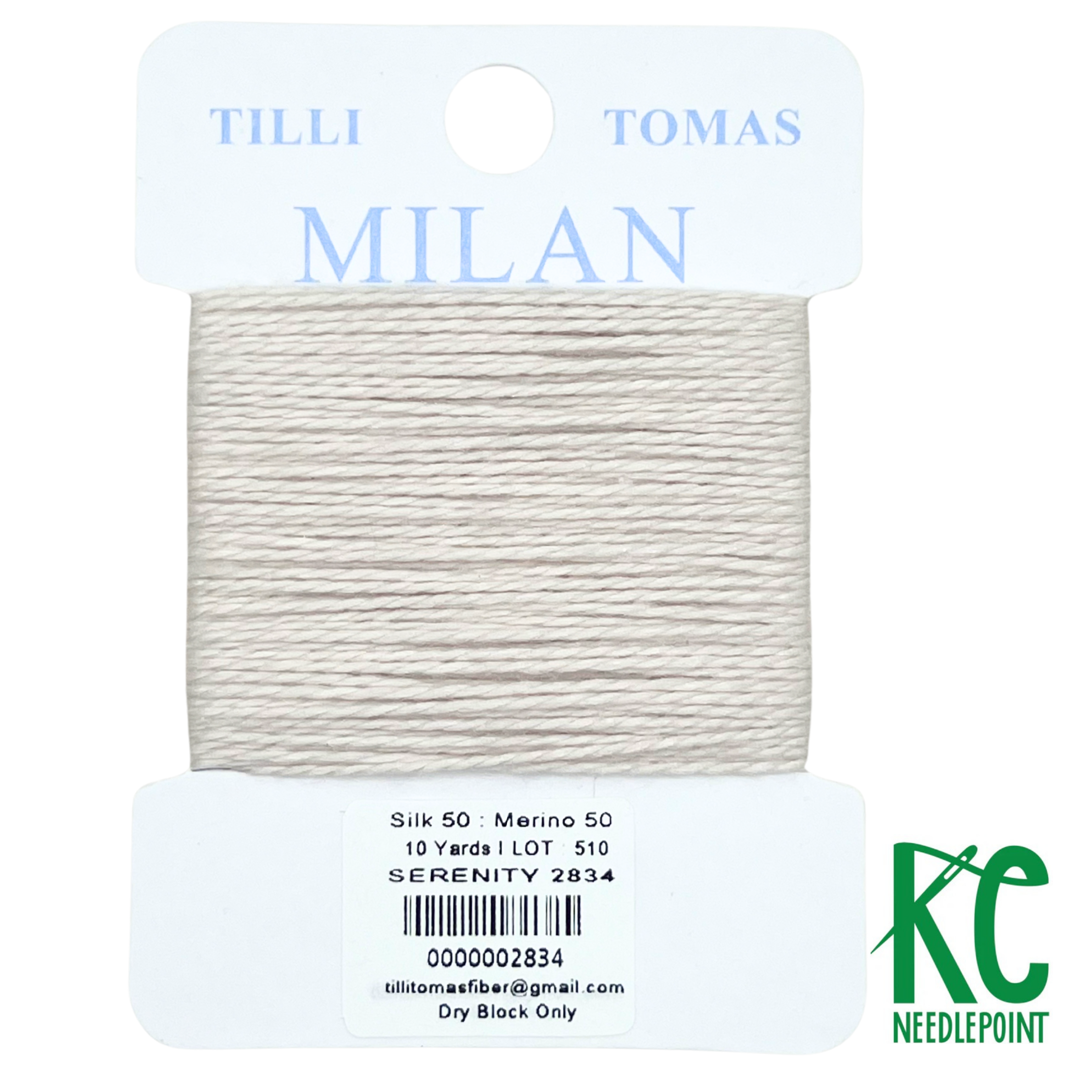 Milan Card 2834 Serenity - KC Needlepoint