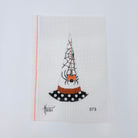 Spider Web Witch Hat Canvas - KC Needlepoint